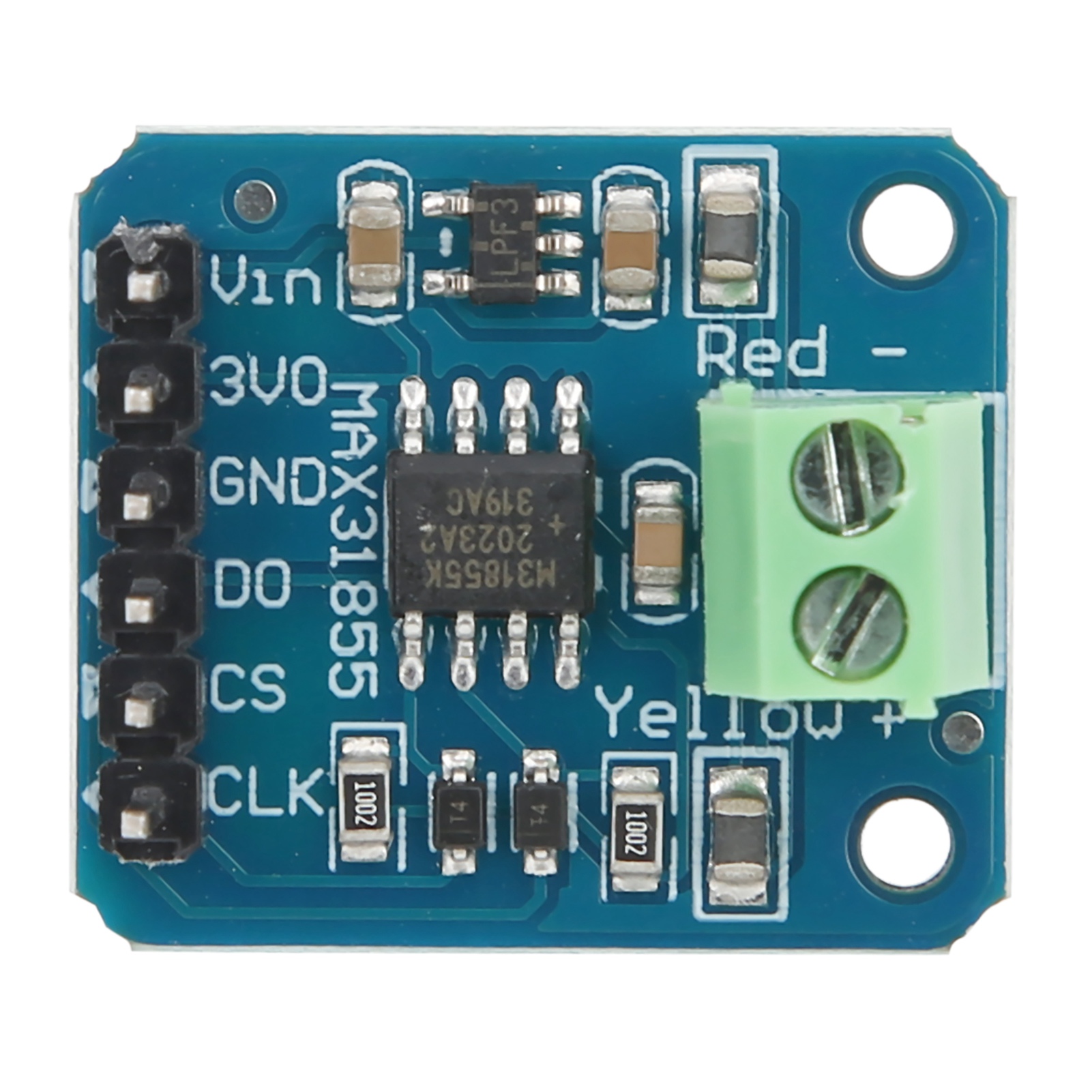 Thermocouple Module K Type - K型熱電対温度センサーモジュール ‑200 ℃ +1350へ ℃ SPIポートによるデジタル出力、MAX31855