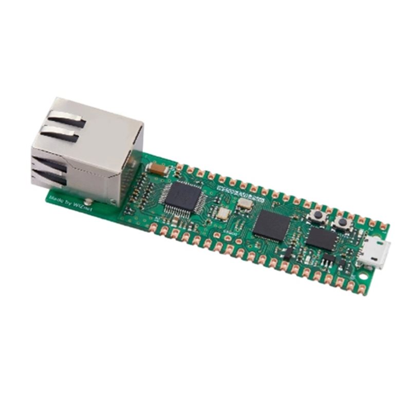Ethernet W5500 - ABUO-W5500-EVB-Pico2 イーサネット開発ボード ハードウェア TCP/IP マイクロコントローラー評価ボード
