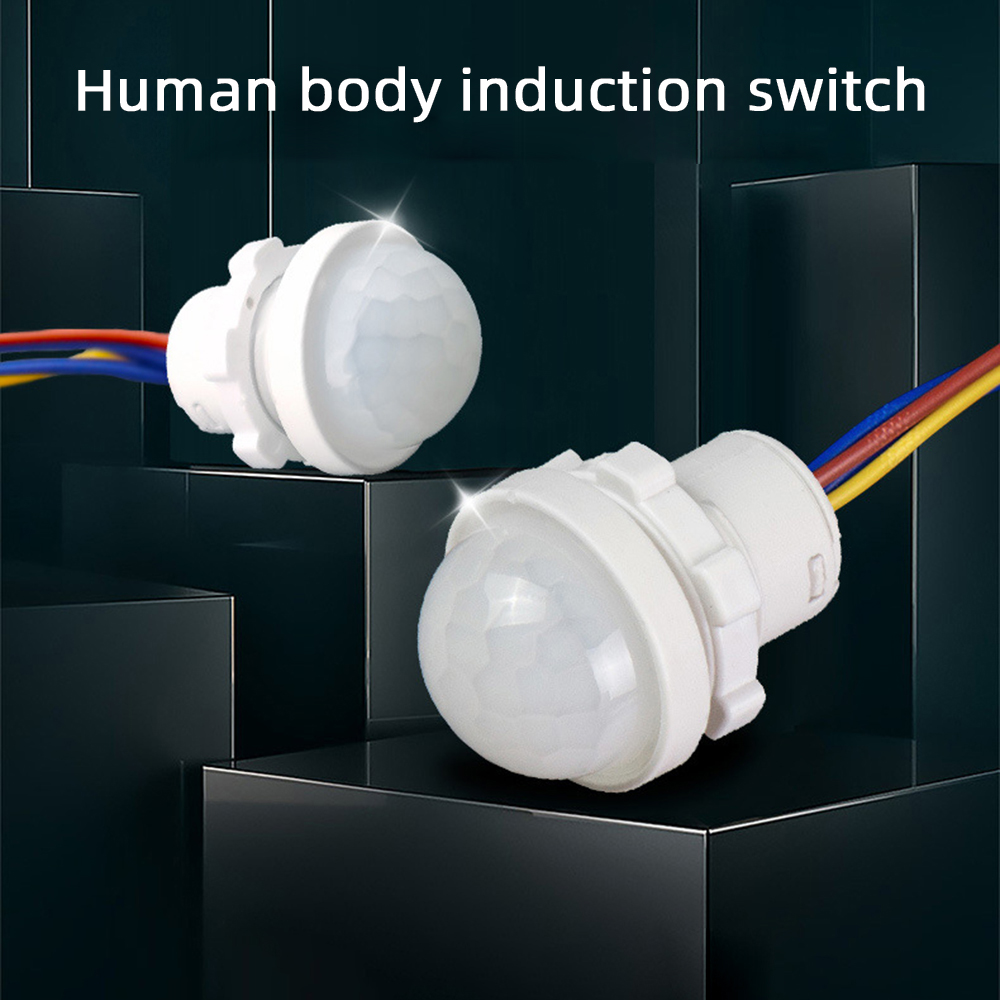 Pir Motion Sensor - ミニ赤外線モーションセンサー,スマートスイッチ,自動ナイトライト,家庭用,人体用,pir,ac 110v,220v