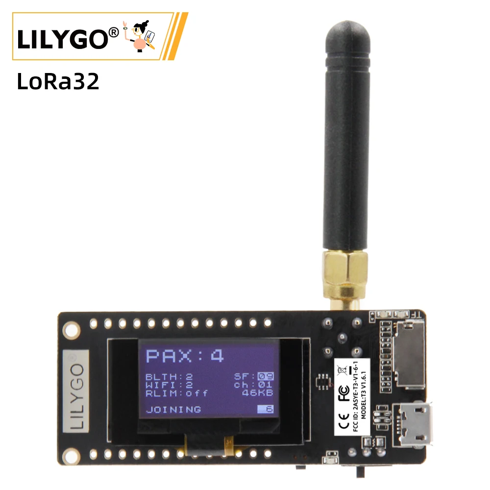 Oled Display 0.96 - リリーゴ ® TTGO LoRa32 V2.1_1.6 バージョン