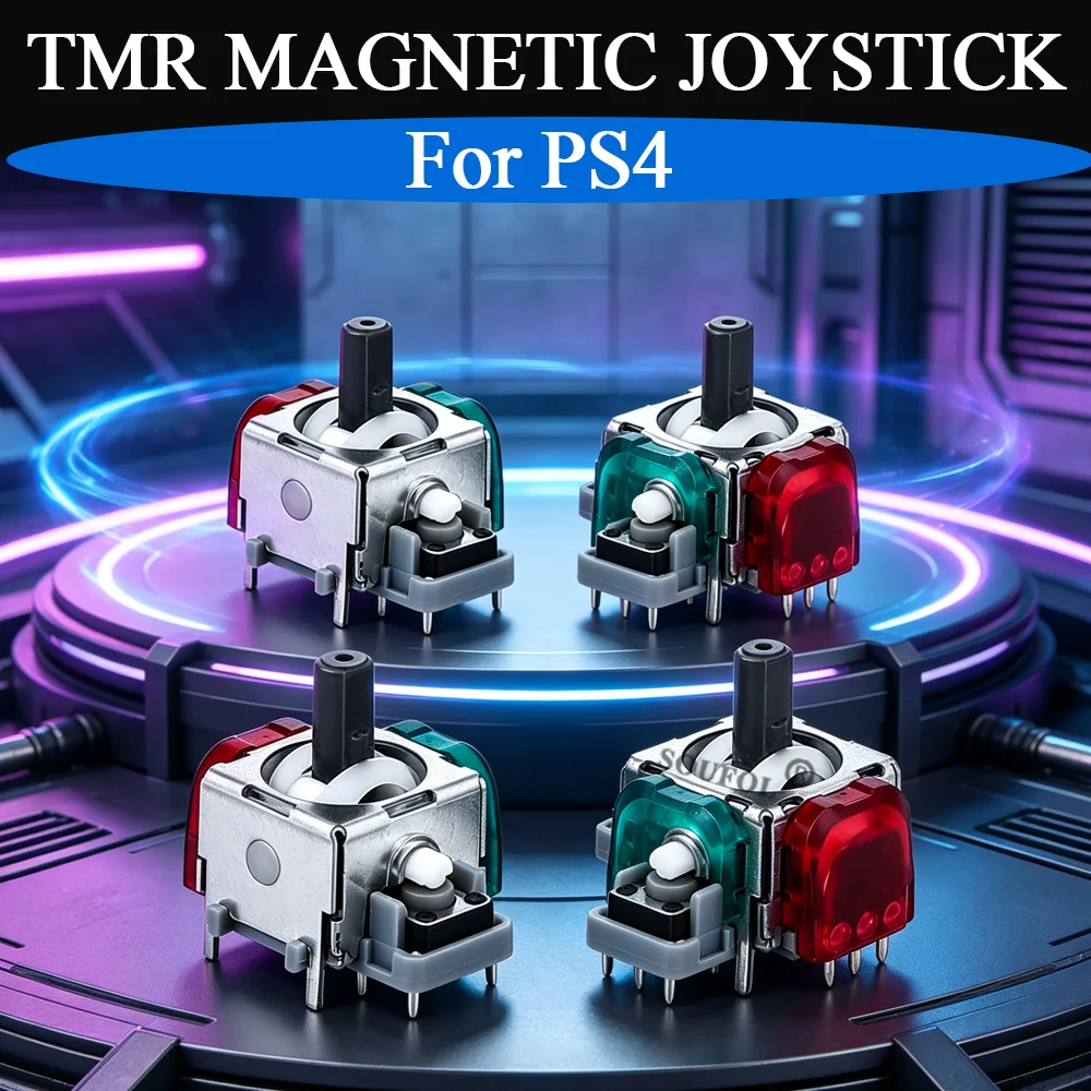 Joystick Module - 2/4/8/10個入り TMR磁気ジョイスティック RS13 第3世代電磁式3Dアナログスティックモジュール PS5/PS4用アクセサリー、修理部品