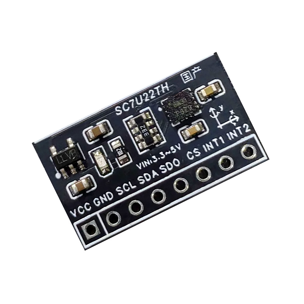 Mpu6050 - SC7U22T 6軸モーションセンサーモジュール。MPU6050の代替品としてアップグレード可能。Arduino用ジャイロ加速度センサー。IIC/SPI対応。