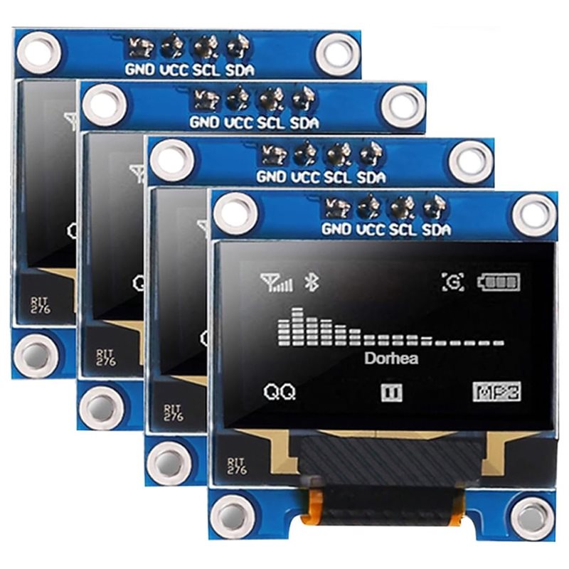 Oled Display 0.96 - A37T-4Pcs 0.96 インチ OLED ディスプレイモジュール SSD1306