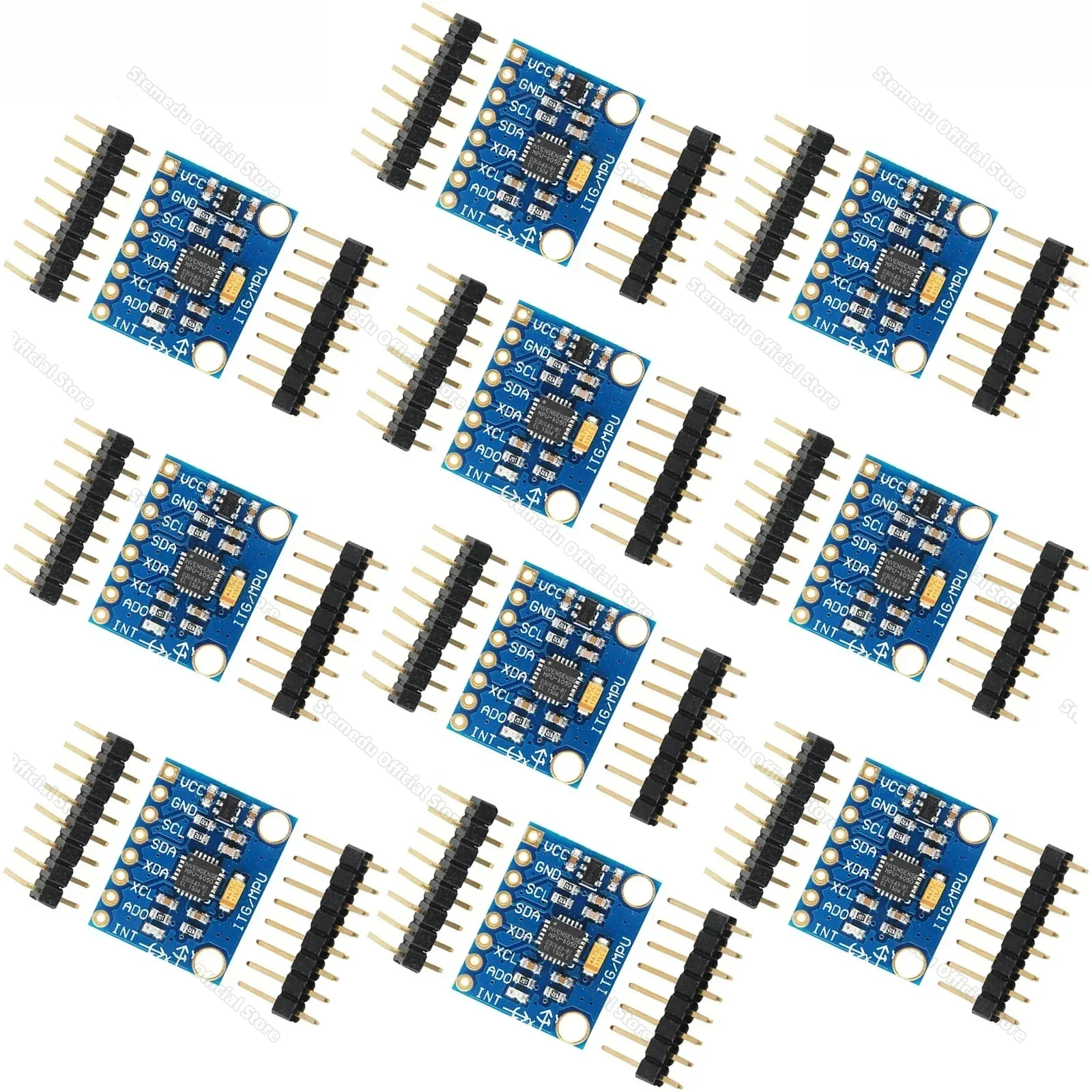 Mpu6050 - GY-521 MPU-6050 3軸ジャイロセンサーモジュール、組み立て式、MPU6050 3軸加速度センサーボード、DIY電子工作キット