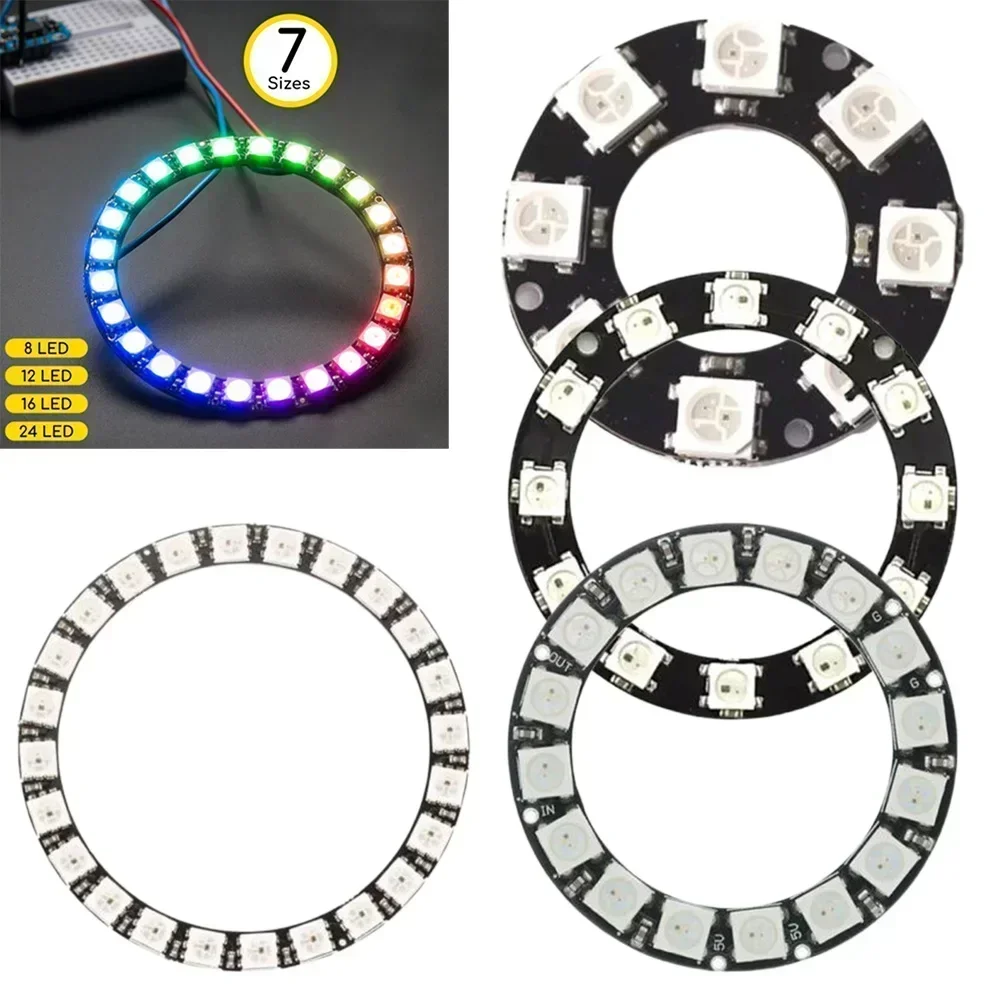 5V LED リング個別にアドレス指定可能な RGB LED - Neopixel のレビューと価格