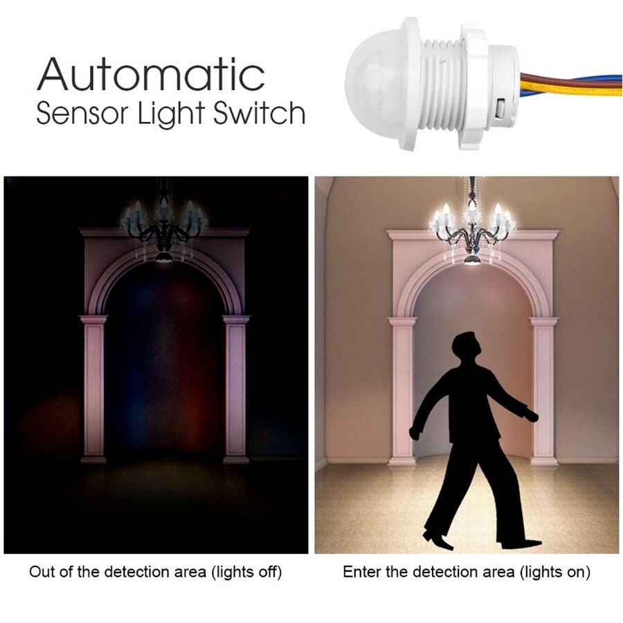 ミニ赤外線モーションセンサー,スマートスイッチ,自動ナイトラ - Pir Motion Sensor のレビューと価格