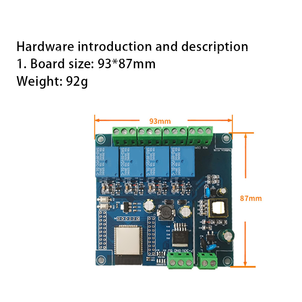 ESP32リレー開発ボード AC/DC電源 WiFi Blu - Relay Module 4 Channel のレビューと価格