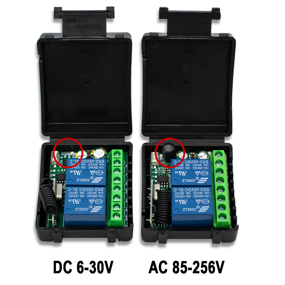 1~10個の2チャンネル433MHz RFリモコンとDC 1 - Relay Module 1 Channel のレビューと価格