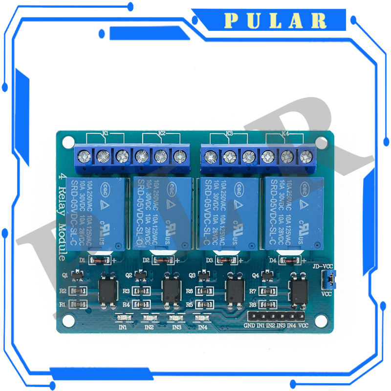 1Pc PLR 5v 1 2 4 8 チャンネルリレーモジュ - Relay Module 4 Channel のレビューと価格