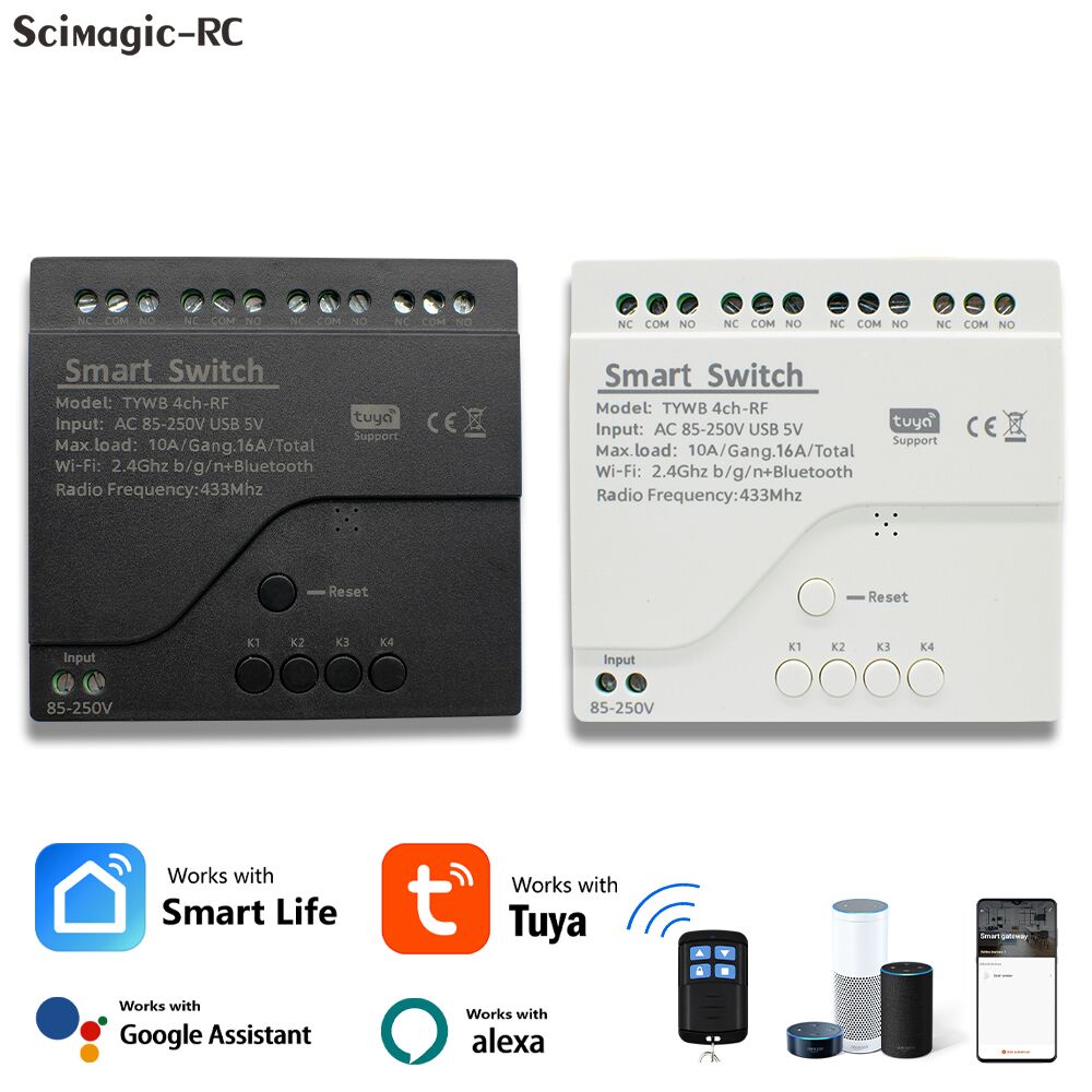 4CH Tuya スマートWiFiスイッチモジュール 12V - Ir Remote Module のレビューと価格
