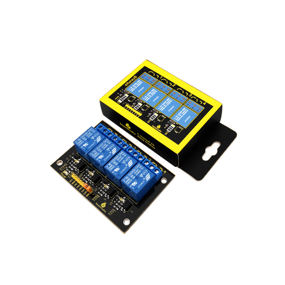 Keyestudio 1 2 4 8 16チャンネル · リ - Relay Module 4 Channel のレビューと価格