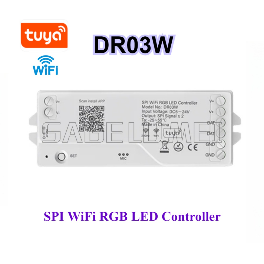LED コントローラ LM091/DR03W/DR04W 光 - Ws2812B のレビューと価格