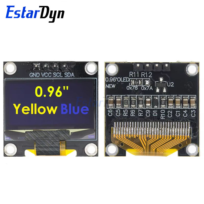 0.96 インチ IIC SPI シリアル 7/4 ピン ホ - Oled Display 0.96 のレビューと価格