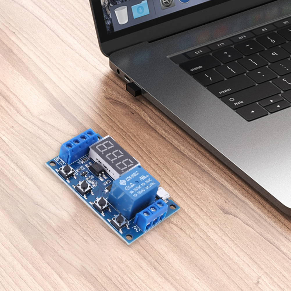 1チャンネルのサイクル遅延タイマー、LED表示付き、サイクル - Relay Module 1 Channel のレビューと価格