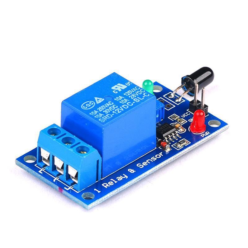 新製品：赤外線1チャンネル5V/12V炎検知センサーモジュー - Relay Module 1 Channel のレビューと価格