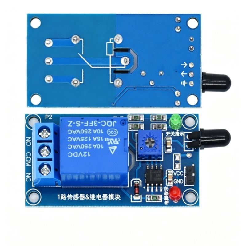 新製品：赤外線1チャンネル5V/12V炎検知センサーモジュー - Relay Module 1 Channel のレビューと価格