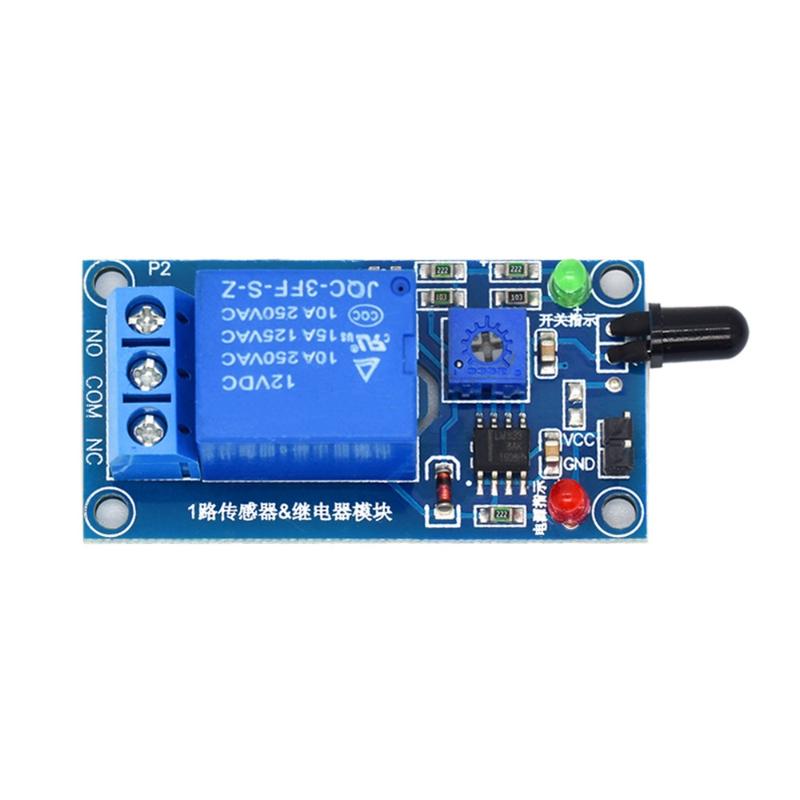 新製品：赤外線1チャンネル5V/12V炎検知センサーモジュー - Relay Module 1 Channel のレビューと価格