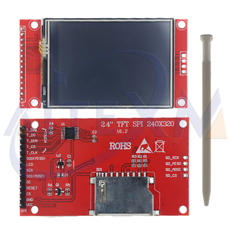 SPIシリアルディスプレイ タッチ付き 1.8インチ 2.4 - Tft Display 2.4 のレビューと価格