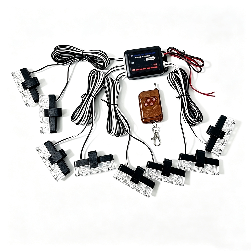    3LED 8モジュール式カーグリルフラッシュライト、 - Joystick Module のレビューと価格