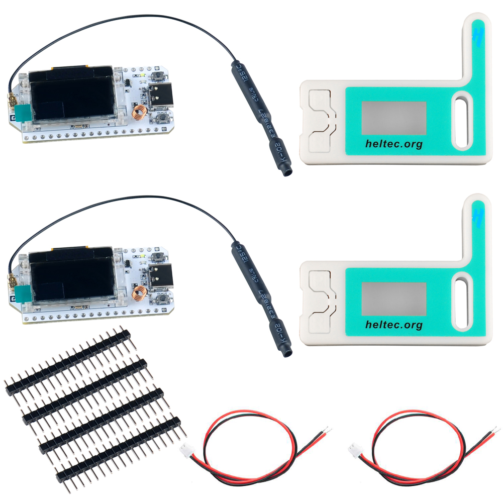 Lora v3開発ボードキット,2セット,esp32,868 - Oled Display 0.96 のレビューと価格