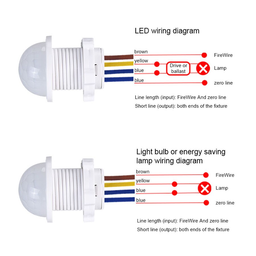 AC110V/220V対応 センサー式スマートホーム人体自動 - Pir Motion Sensor のレビューと価格