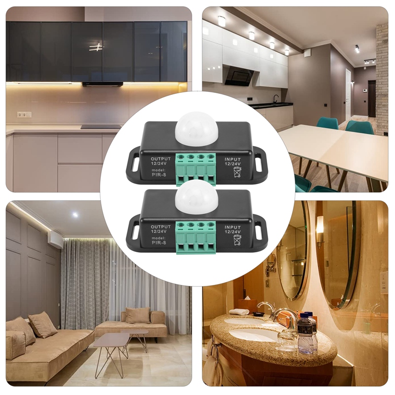 ● モーションセンサー付きスイッチ、12V/24V PIRセ - Pir Motion Sensor のレビューと価格