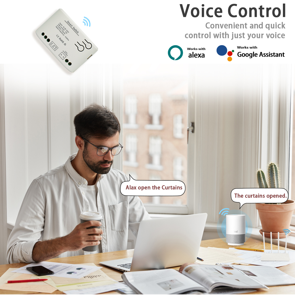 WiFiスマートリレー 7-32V 85-220V DIY  - Relay Module 1 Channel のレビューと価格