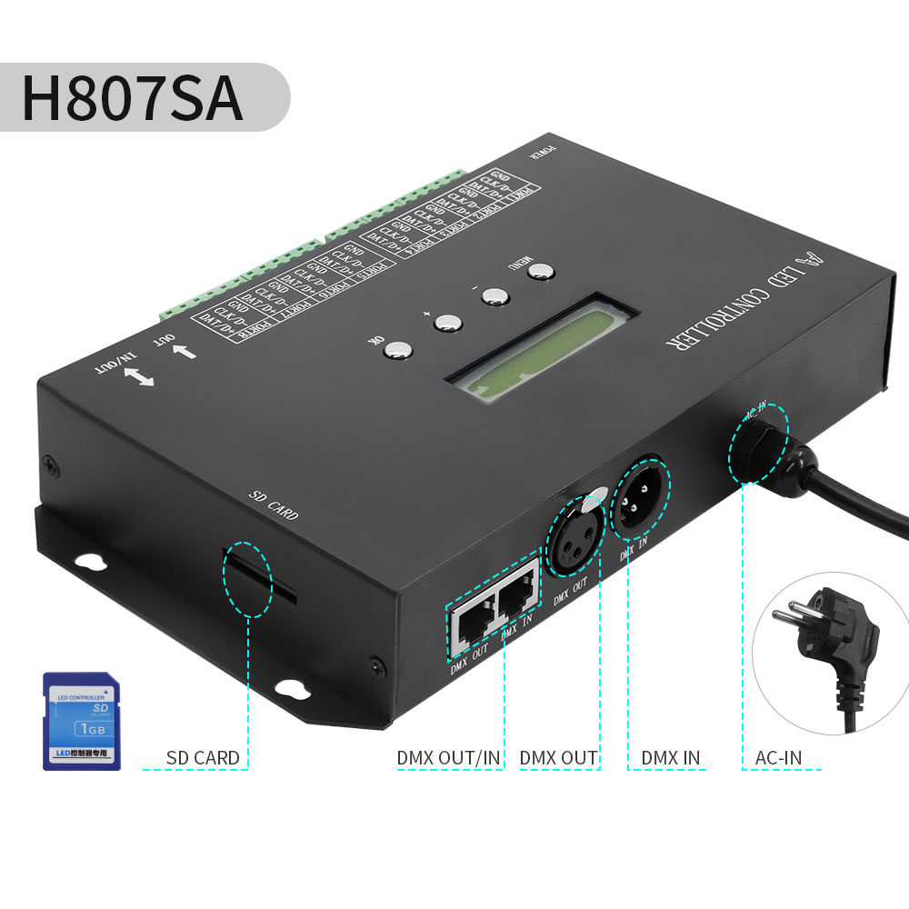 LEDピクセルコントローラー、アートネット、dmx512、s - Ws2812B のレビューと価格