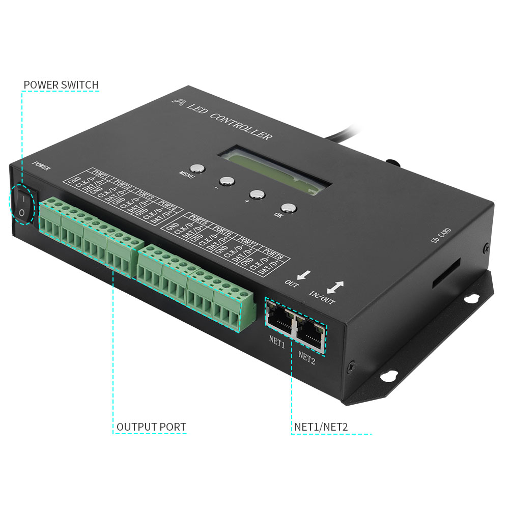 LEDピクセルコントローラー、アートネット、dmx512、s - Ws2812B のレビューと価格