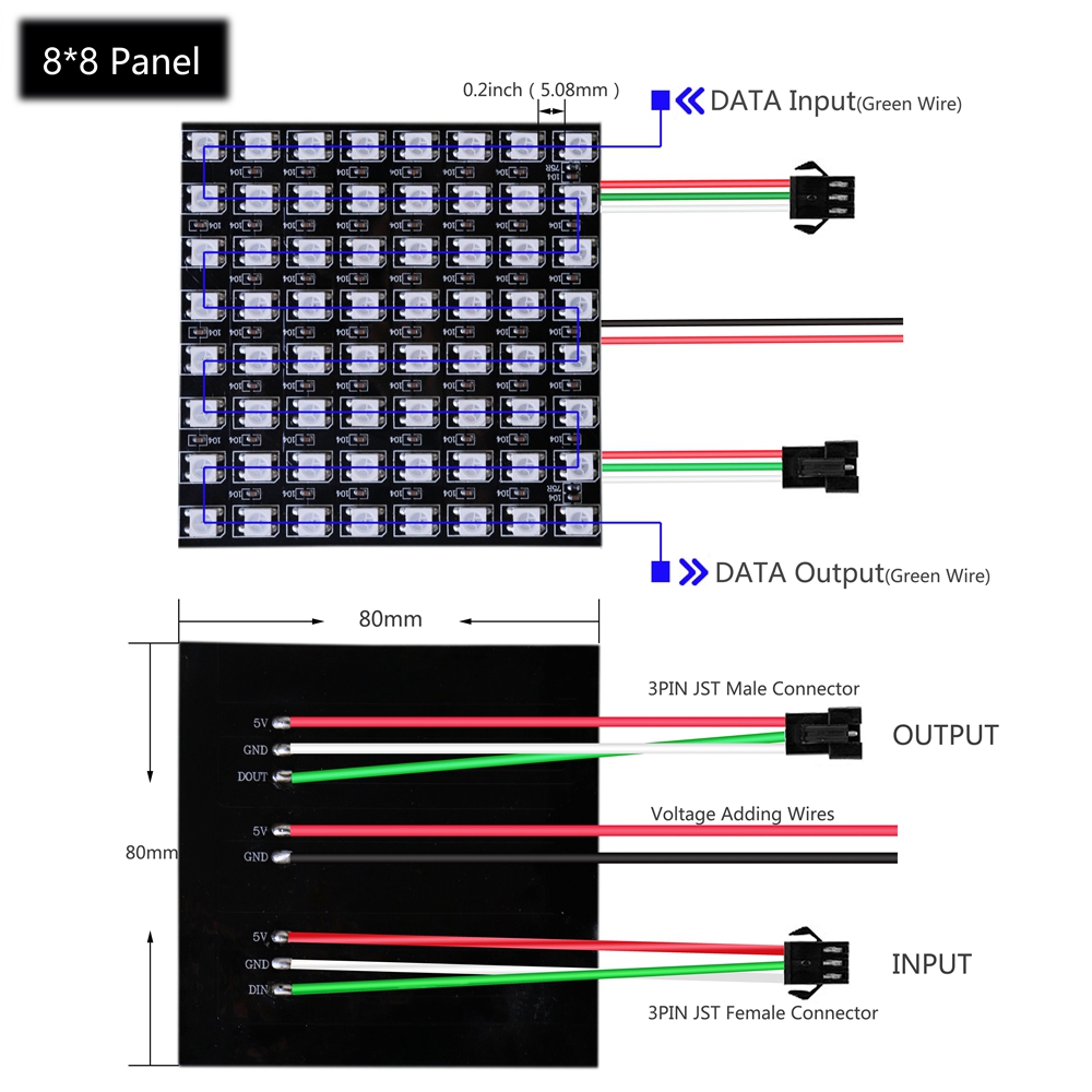 WS2812B LED デジタルフレキシブル個別アドレス指定 - Ws2812B Strip 5V のレビューと価格