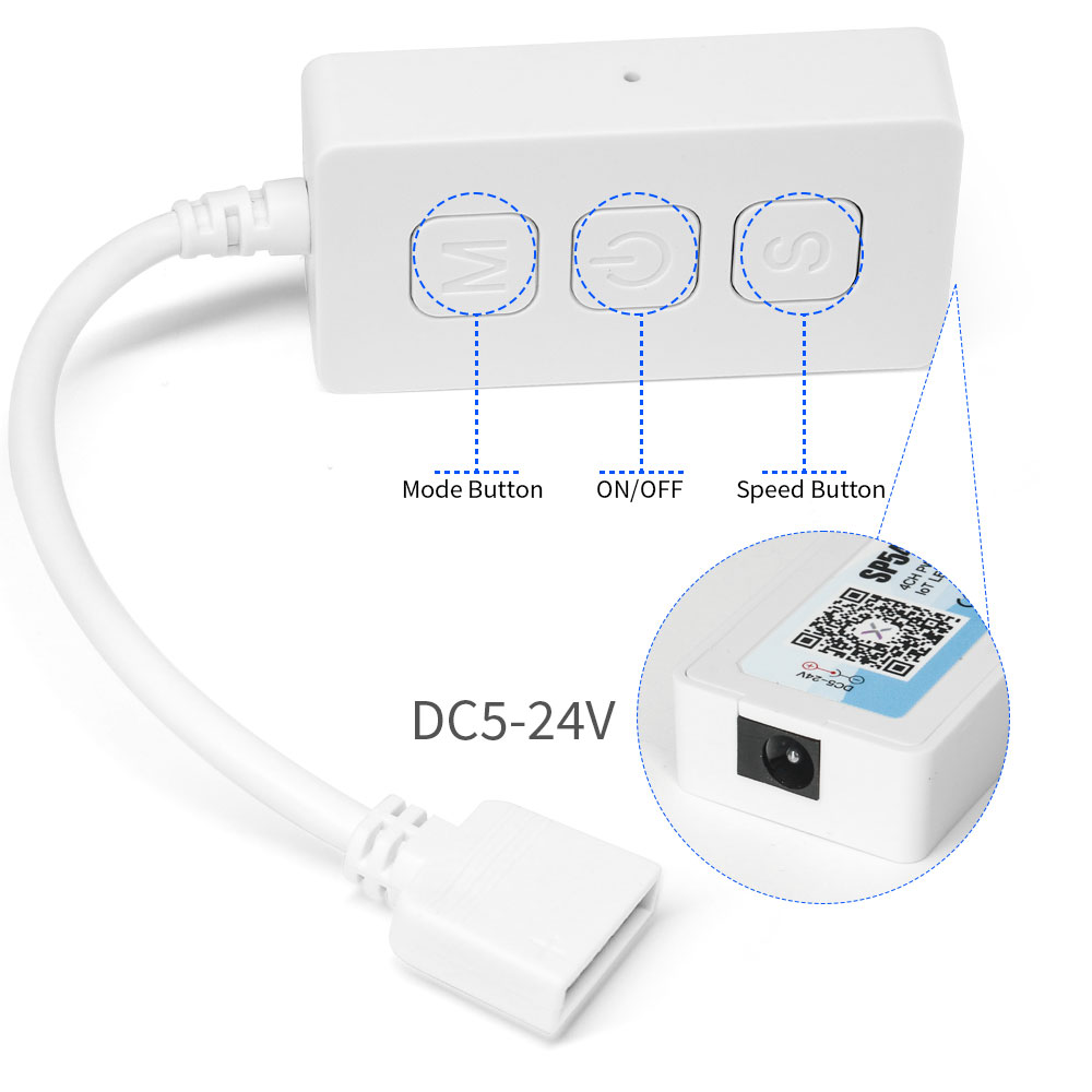 LEDライトストリップコントローラー,Wifi,Blueto - Ws2812B のレビューと価格