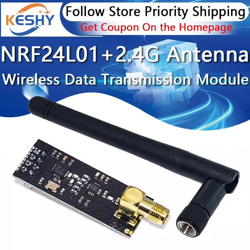 NRF24L01 + 2.4 グラムワイヤレスデータ送信モジ - Nrf24L01 のレビューと価格